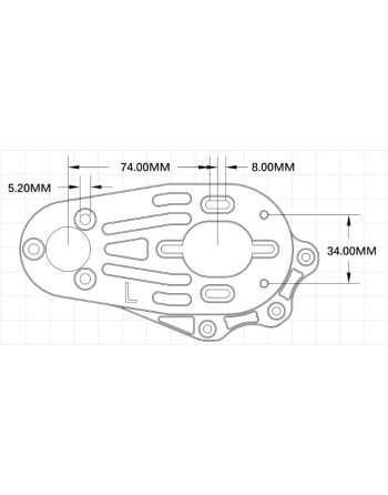 Bash guards with motor mounts
