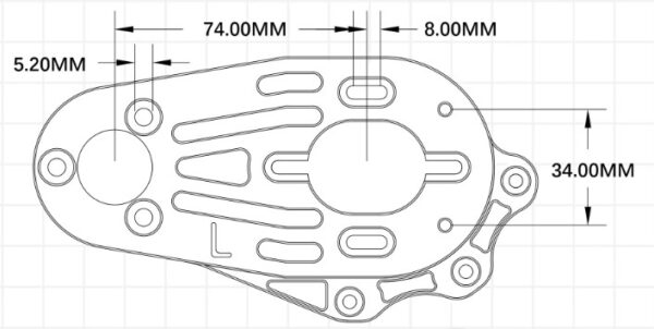 Wymiary mocowania silników