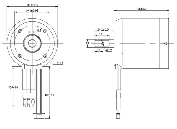 silnik 6368 Wymiary silnika eskate