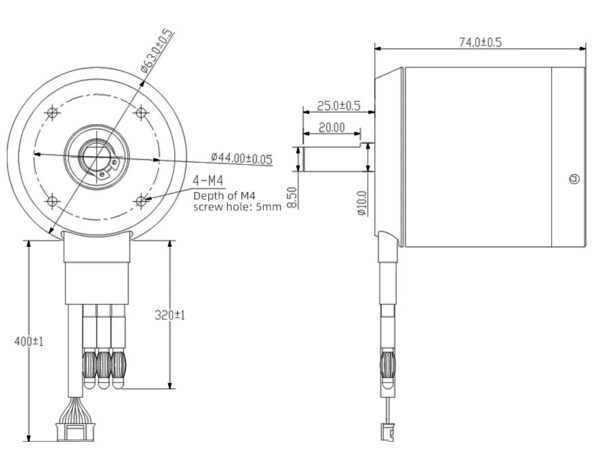 silnik 6374 Napęd do esk8 Flipsky
